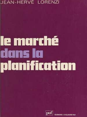 cover image of Le marché dans la planification